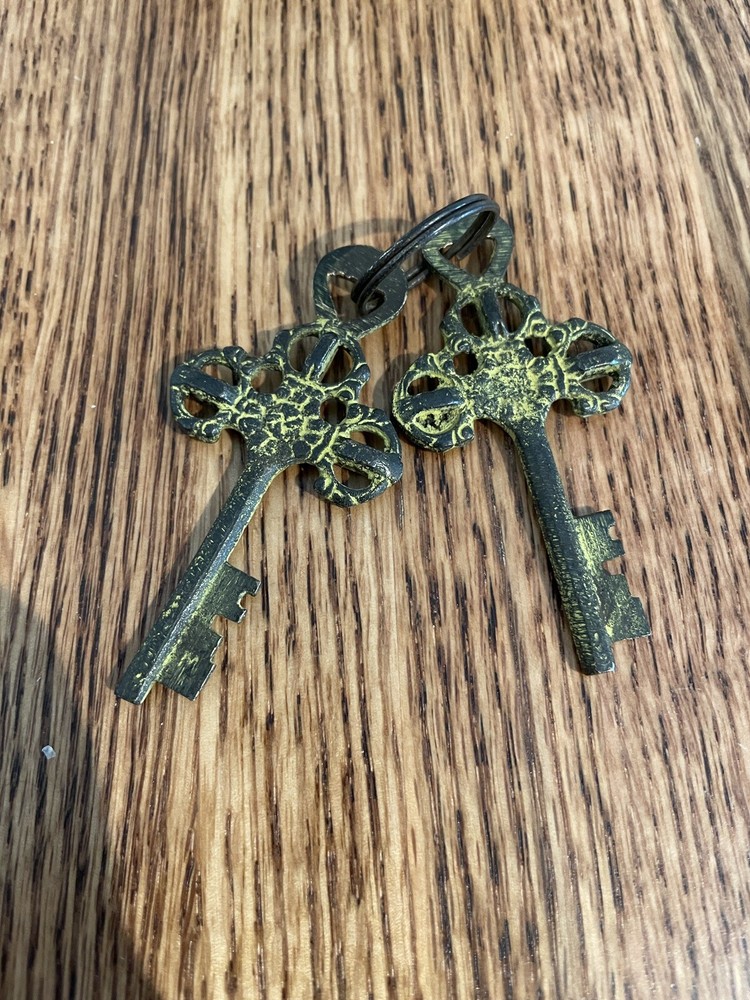 Solid Brass Fish Carp Padlock with 2 Keys, Great Used Condition Lock!!!!