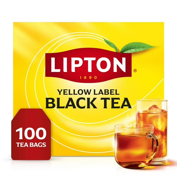 Lipton Black Tea bags, 100 count.
