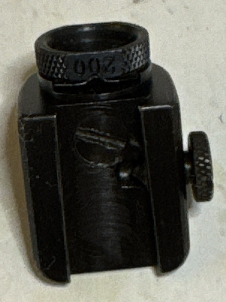 Sako Adjustable Rear Peep Sight 100/200