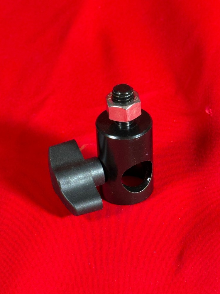 Two-way light stand adaptor 3/8" thread & nut