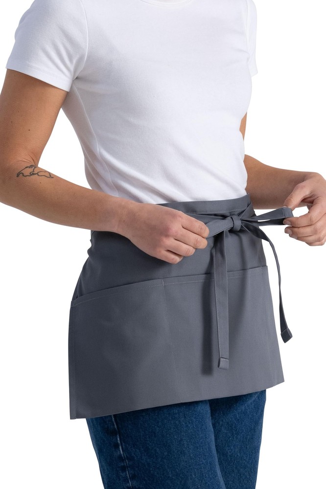 Unisex Waitress Apron Grey One Size