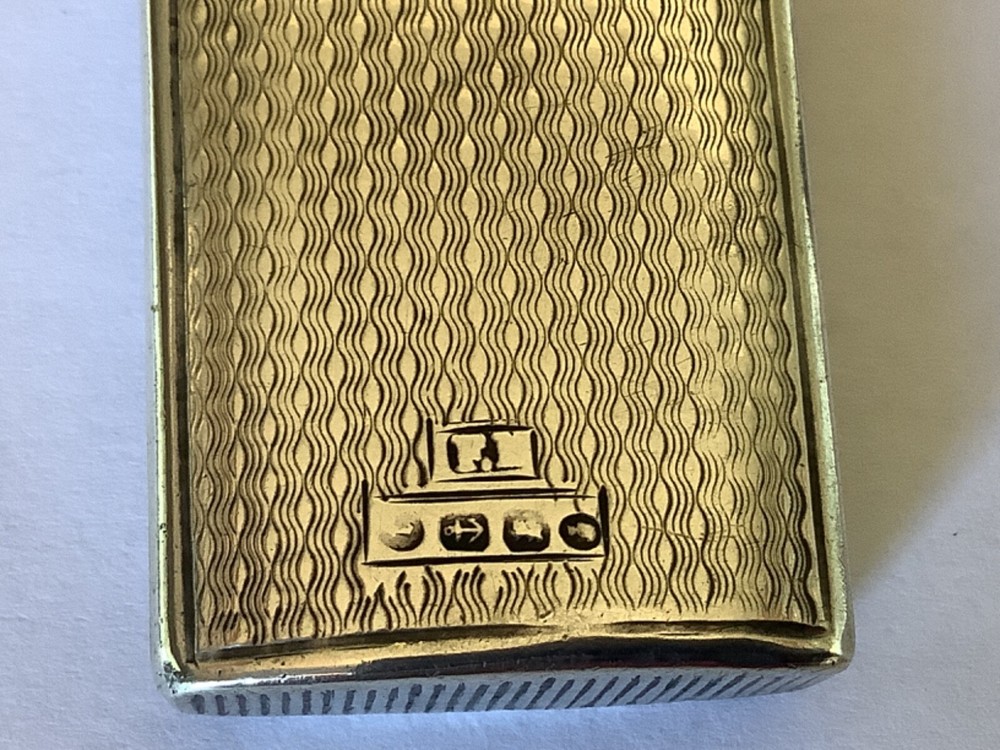 Antique silver Vesta case Victorian Vesta Frederick marson