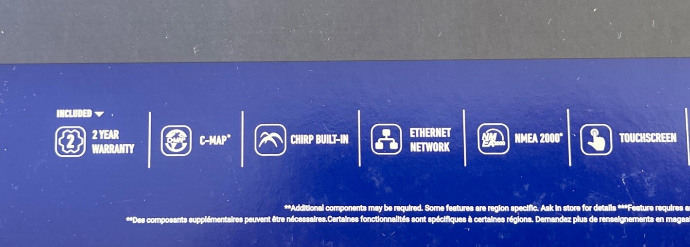 Lowrance Elite FS 12 Fishfinder Chartplotter Totalscan Transducer