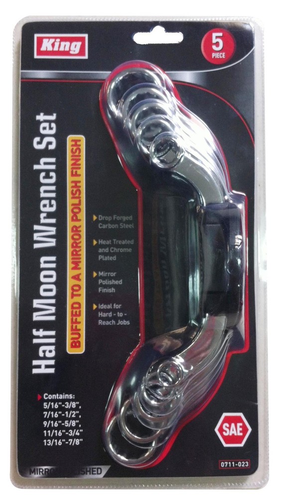Half-Moon Wrench Set NEW