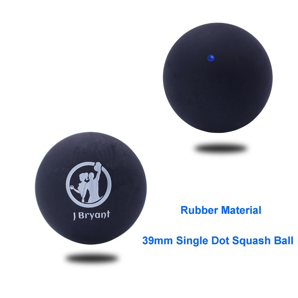 Squash Balls 4 Pack Single Blue Dot Rubber Squash Ball for Beginners Indoor