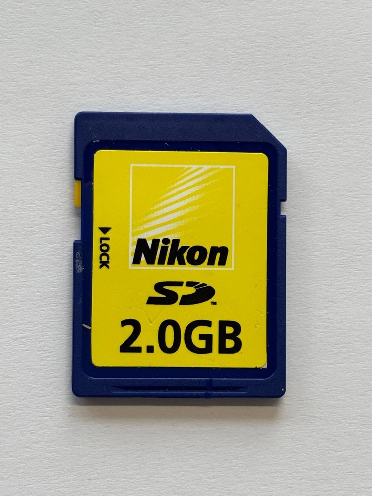 Nikon 2.0 GB SD memory card