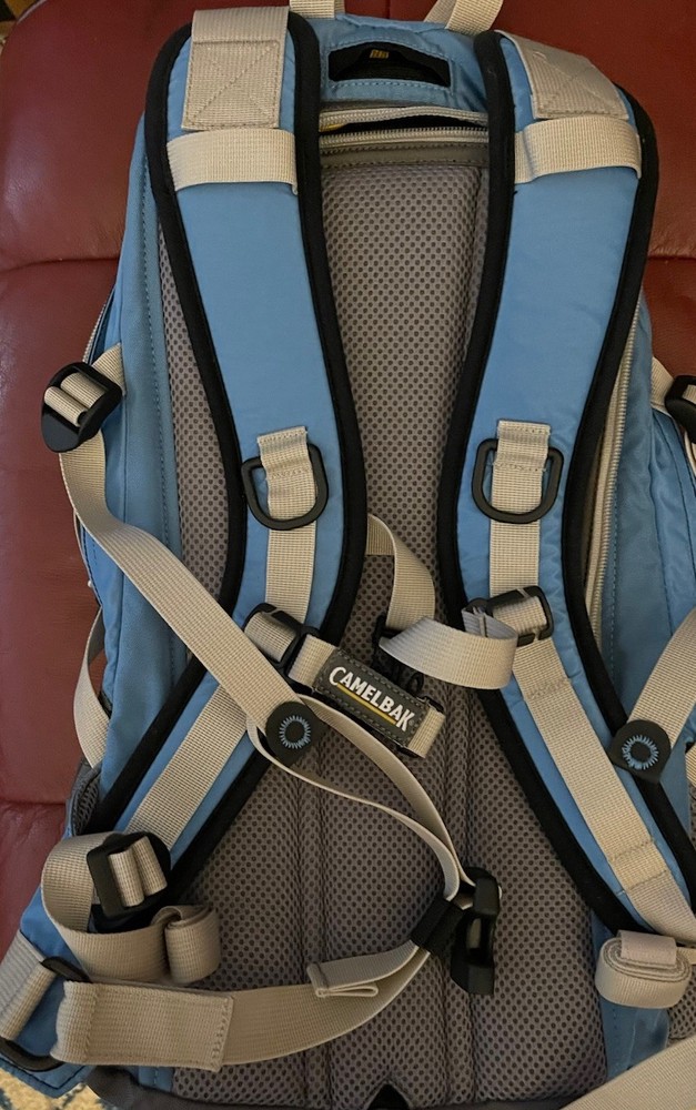Camelbak Day Star Hydration Backpack *No Bladder* Gray & Blue Hiking Adjustable