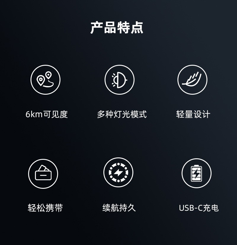 For DJI MINI 4PRO Flashlight Searchlight AIR 3S Night Navigation Warning Light