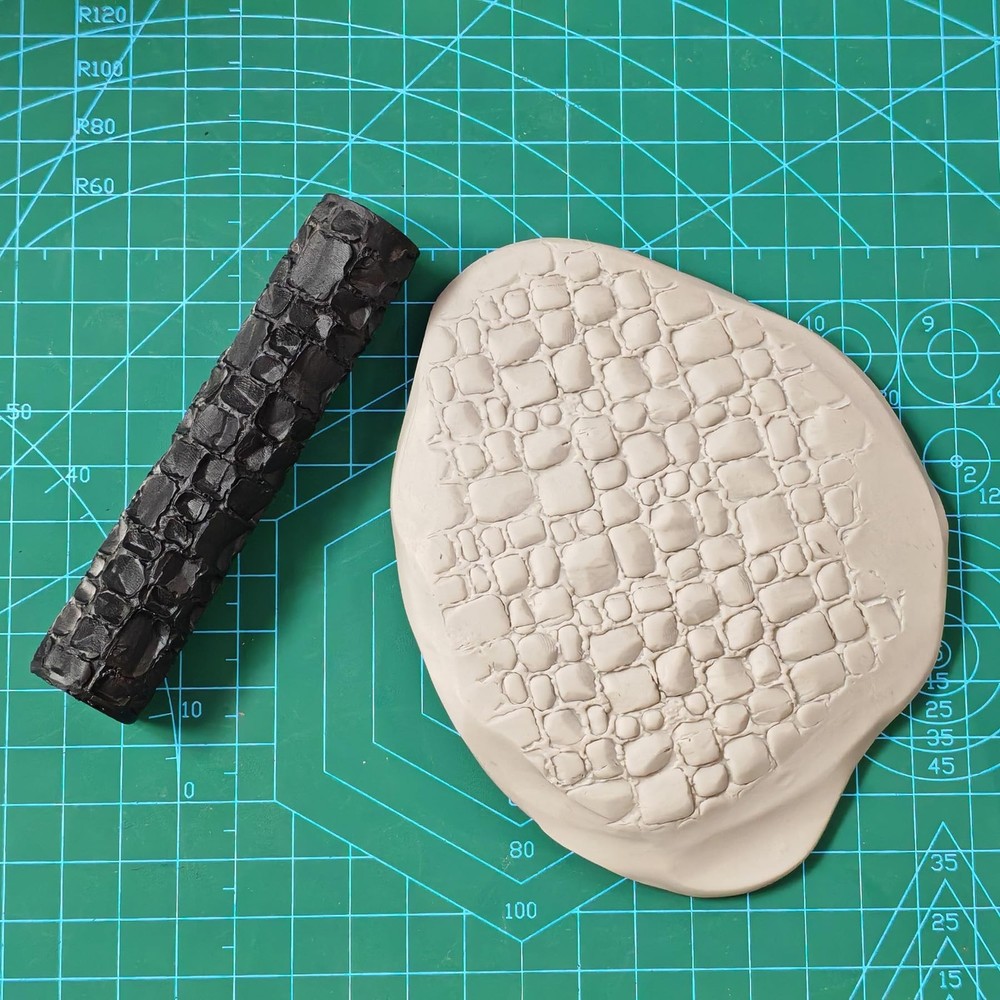 Resin Texture Roller Set, 3 Pack Clay Imprinting Tools for Polymer Clay & Air...