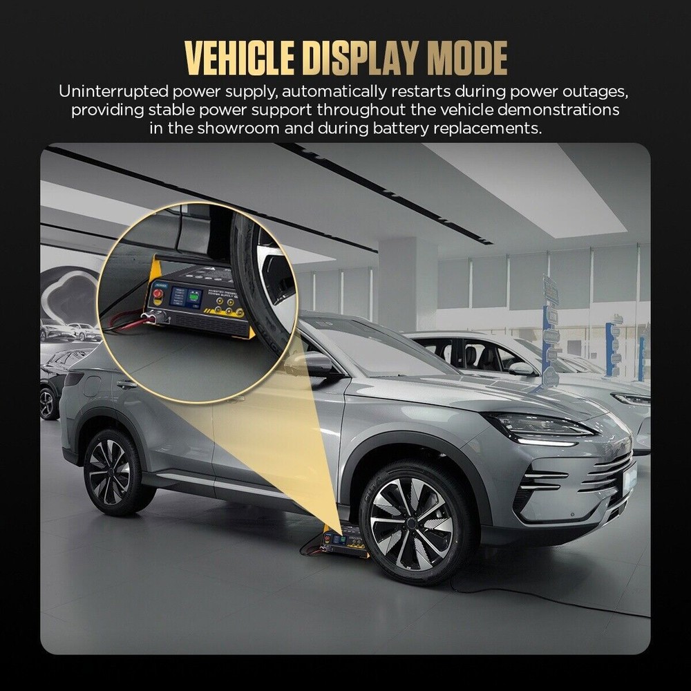 Programming ECU Emergency Power Supply Voltage Stabilizer Battey Charger Starter