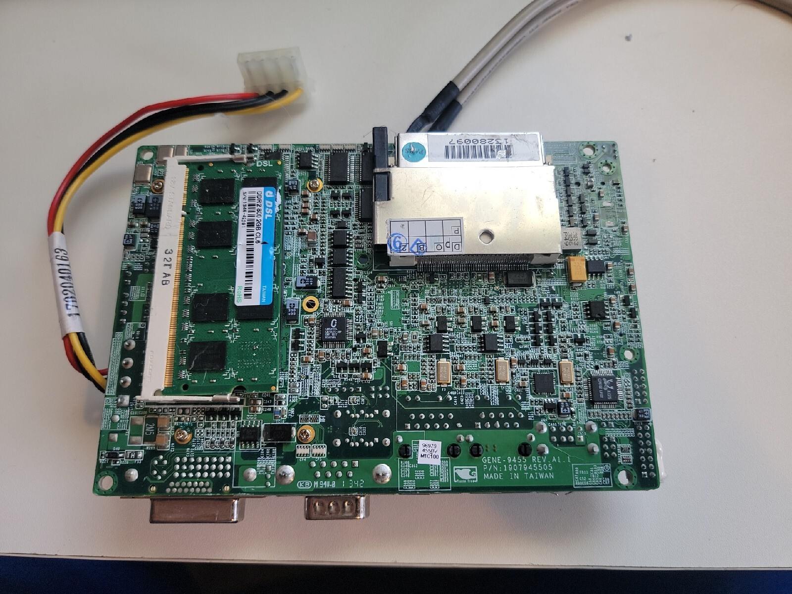 1907945505 board , GENE-9455 Rev. A1.1, 3.5" SubCompact Board w/Intel Atom N270