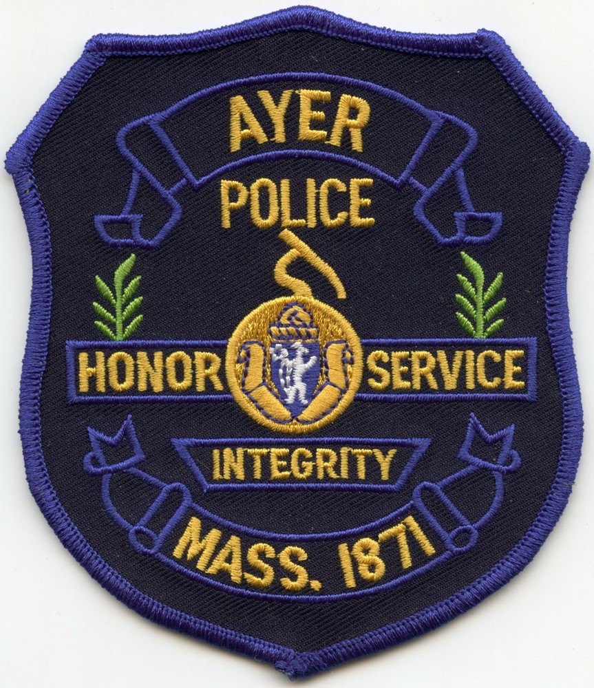 AYER MASSACHUSETTS POLICE PATCH