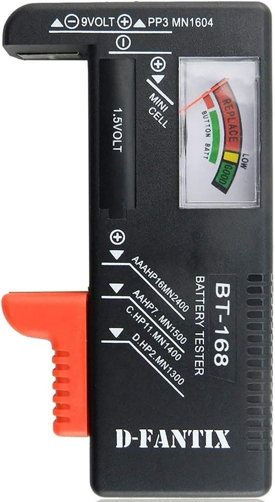Battery Checker Model BT-168 - Quick Status Indicator for All Battery Types