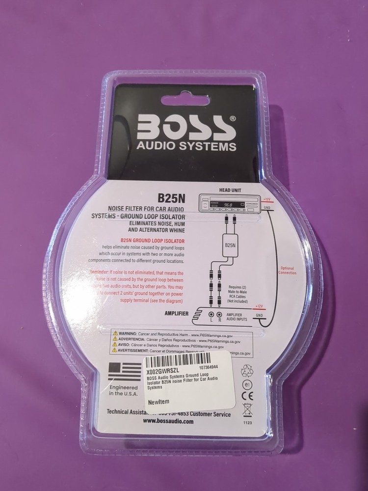 Ground Loop Isolator BOSS Audio B25N