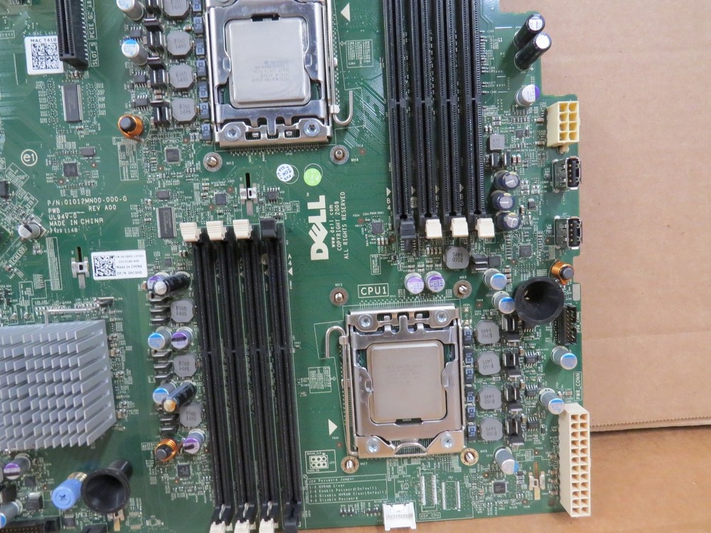 Dell 0H19HD Server Motherboard Dual Intel Xeon E5607 CPU Combo TESTED