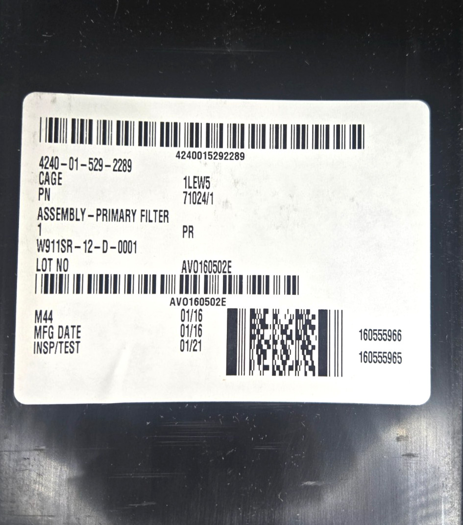 x2 US ARMY AVON M50/M61 GAS MASK FILTER SEALED NEW