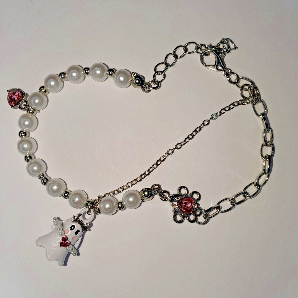 Hand crafted artisan unique gemstone bracelet
