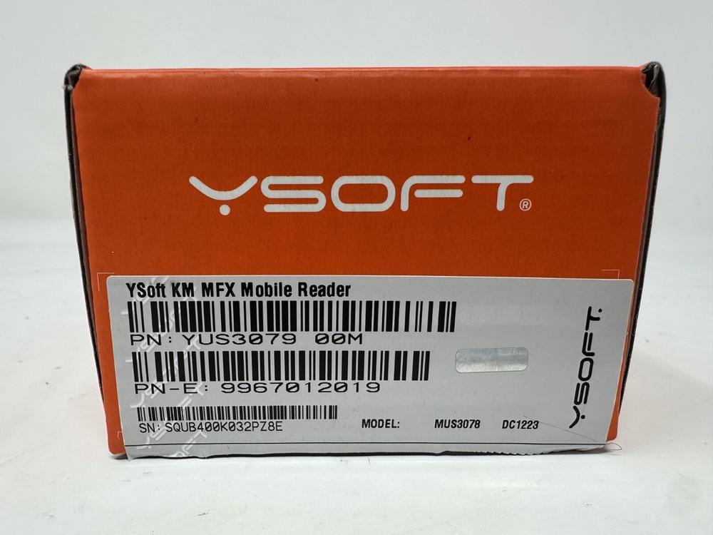 YSOFT KM MFX Mobile Reader - Model MUS3078 - Connect 3D Printer Verification