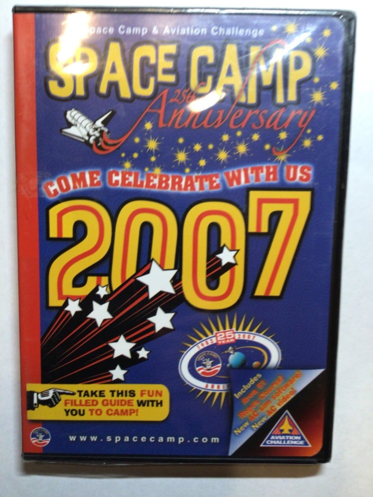 2007 SPACE CAMP 25th anniversary DVD & aviation challenge