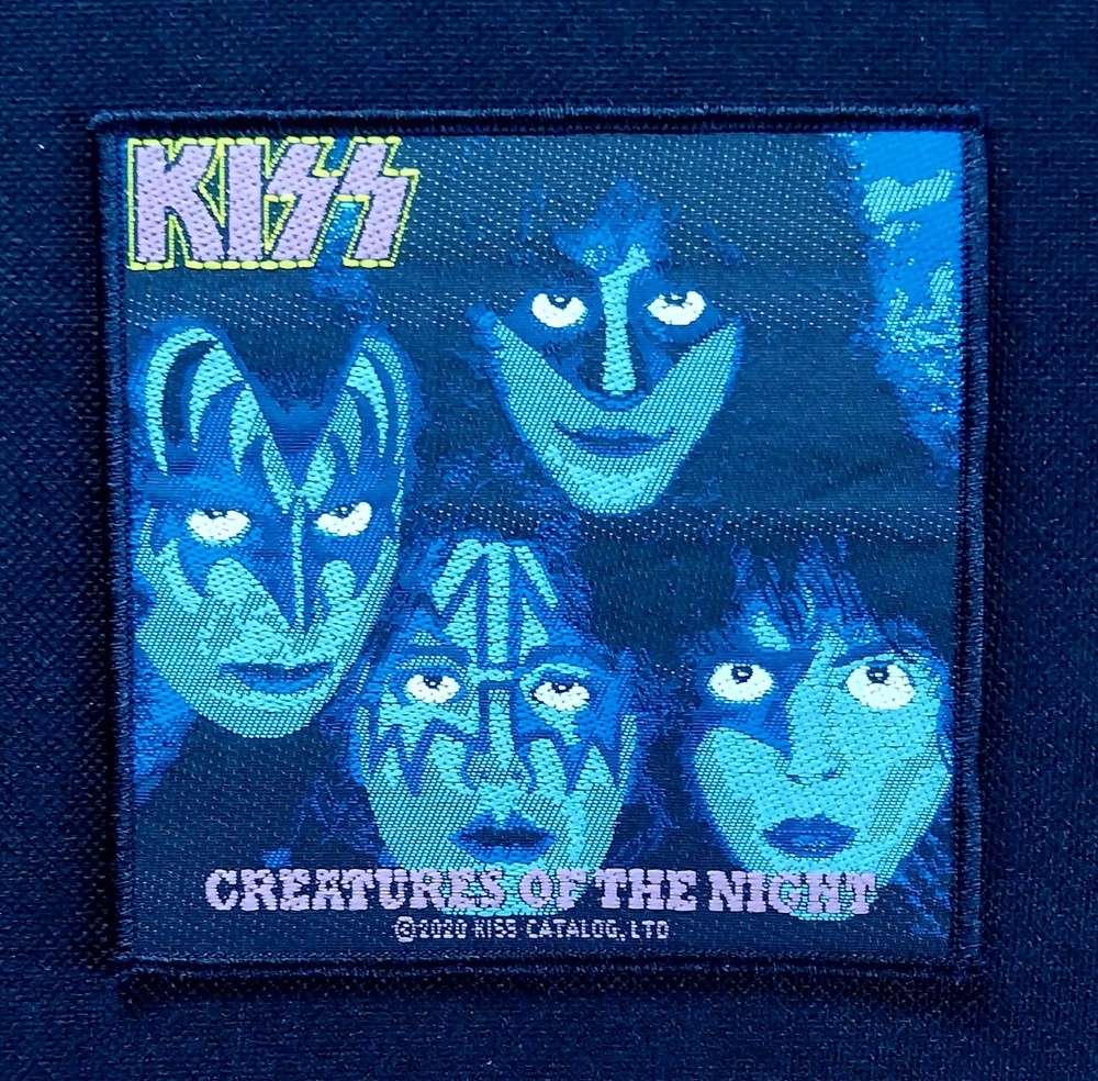 Licensed ~ CREATURES OF THE NIGHT ~ KISS ~ Sew On Band Battle Jacket PATCH