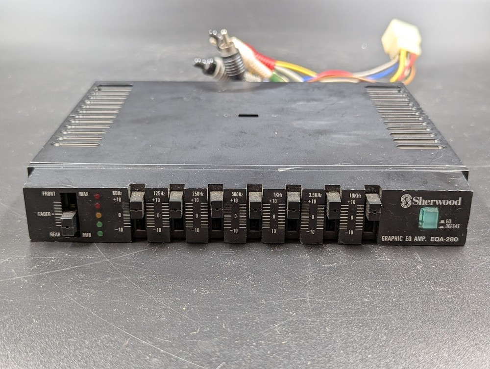 Sherwood EQA-280 Graphic EQ AMP - Untested