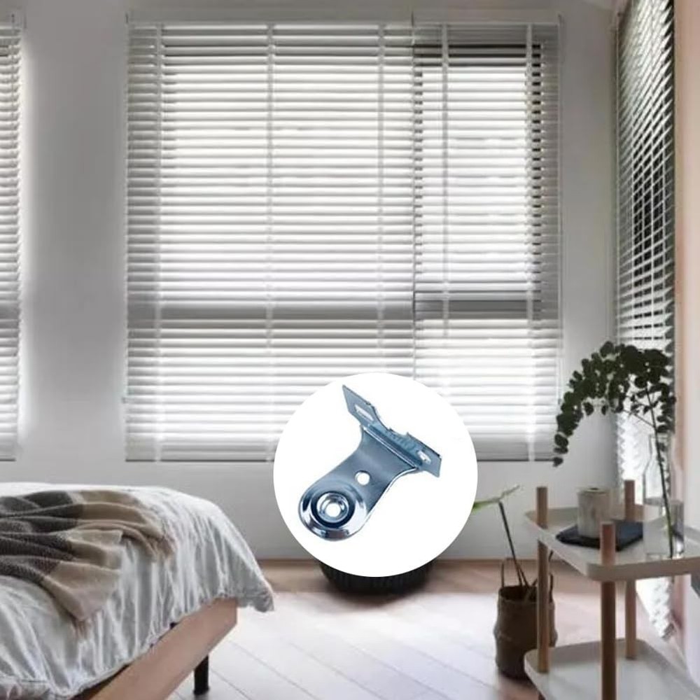 Roller Window Shade Outside Mount Brackets W/ Screws Roller Shutters Metal Hold