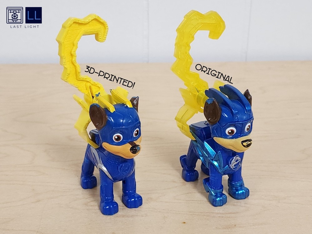 Paw Patrol Mighty Pups Lookout Tower Zip-Line Hook - 3D Printed Replacement