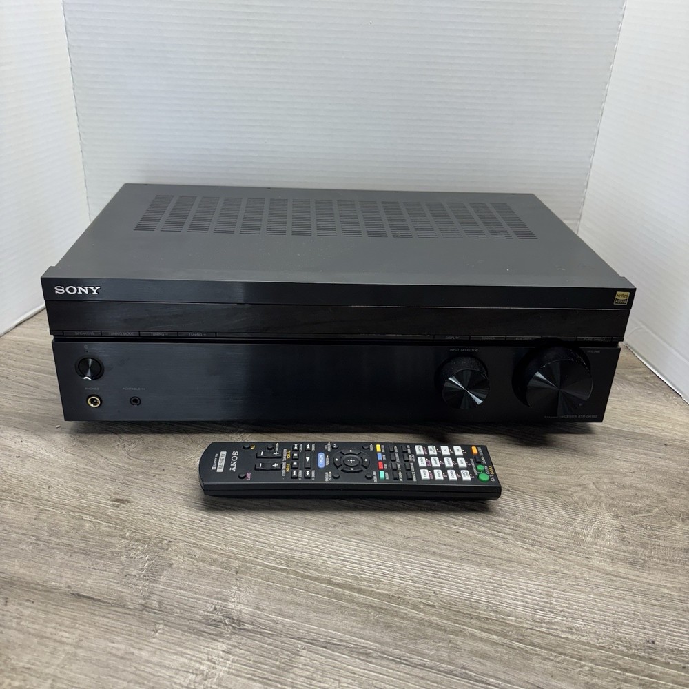 Sony STR-DH190 Stereo Receiver 2 channel Phono Inputs Bluetooth, Remote Bundle