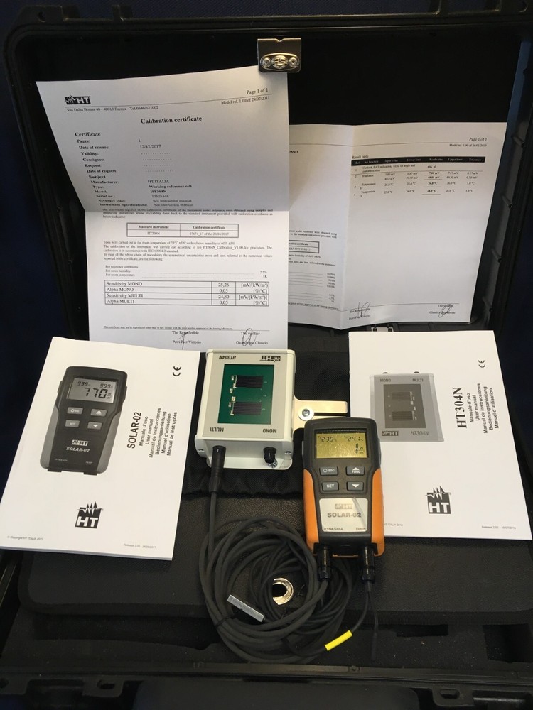 HT Instruments SOLAR300N Power Quality Analyzer for testing photovoltaic systems