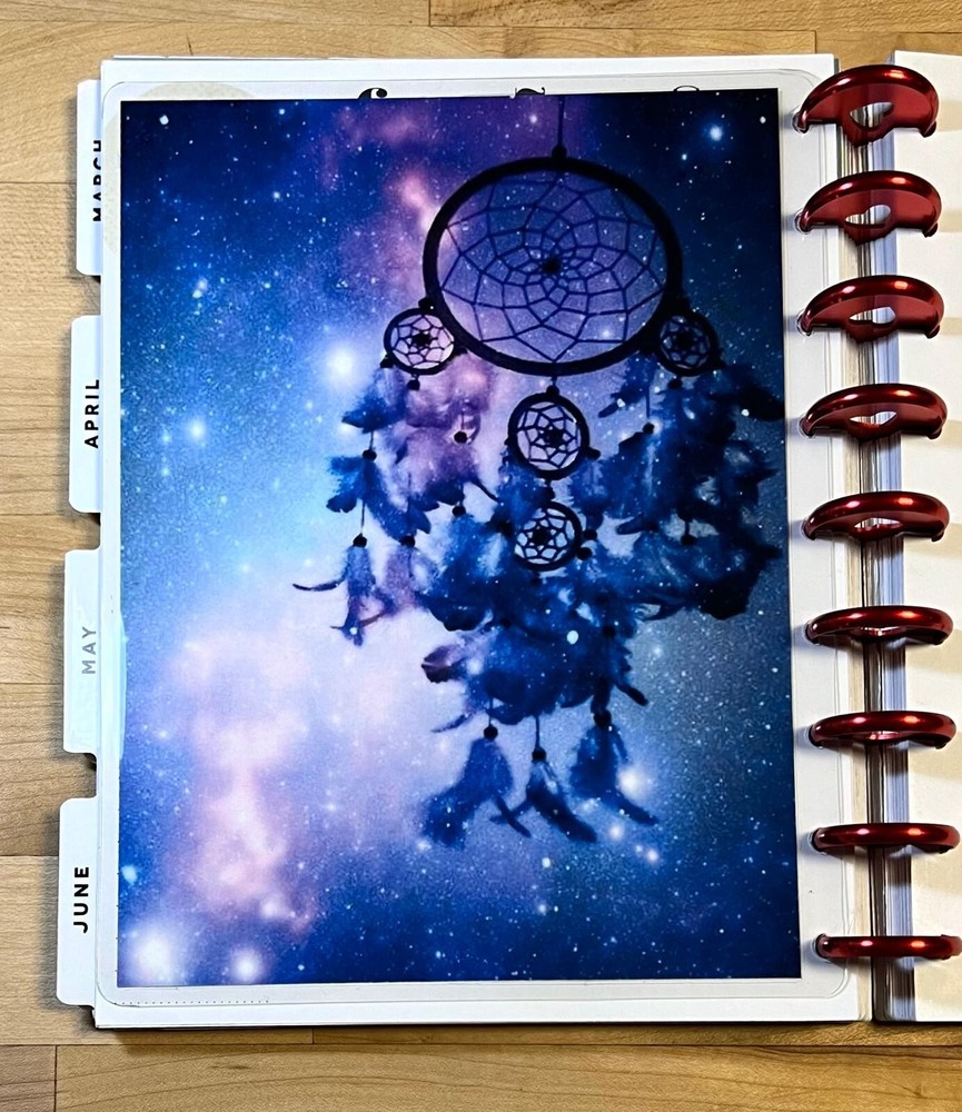 Dreamcatcher Two-Sided DASHBOARD/INSERT for use with Classic Happy Planner-