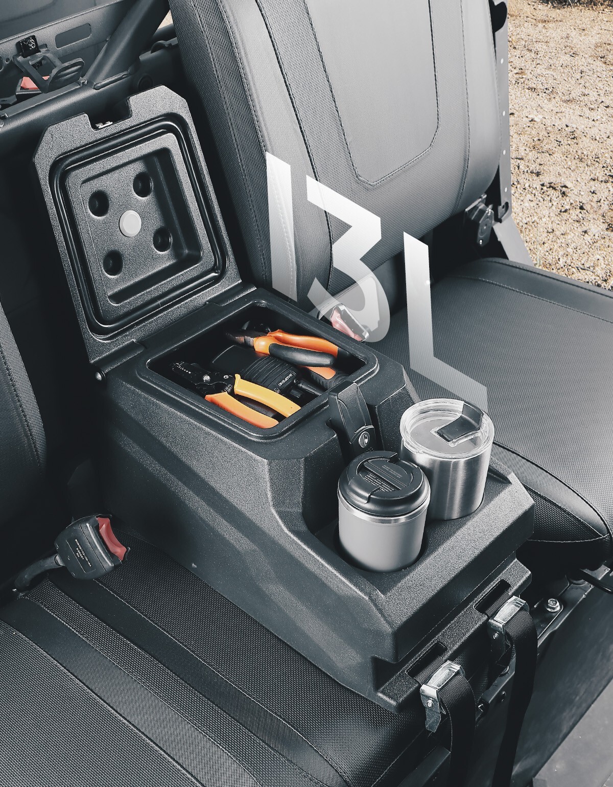 Bench Seat Center Console Armrest Box For CFMOTO Uforce 1000/1000 XL 2019-2024