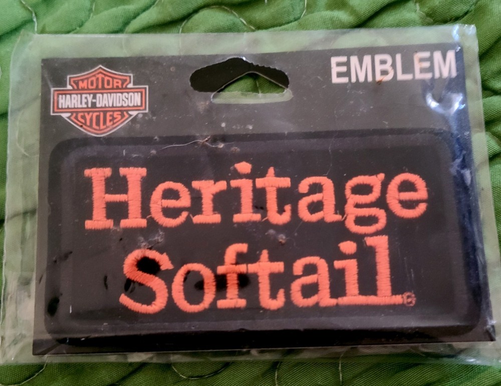 Harley Davidson Patch Heritage Softtail Emblem