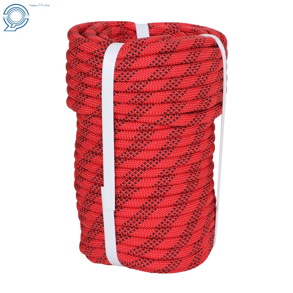 3/8" × 100' High Strong Braid Polyester Rope Arborist Tree Rope 3520Lbs
