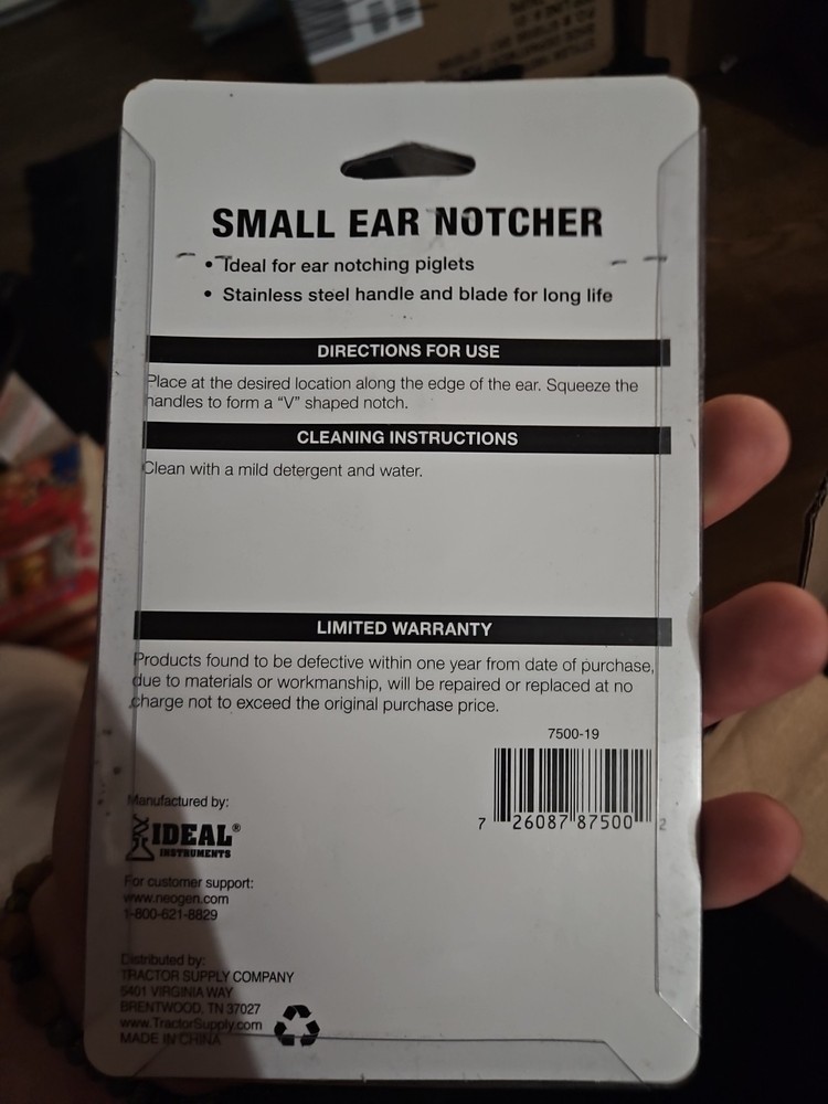 Producer's Pride Small Ear Notcher