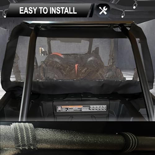 RZR 1000 XP UTV Rear Window,Back Window Soft Rear Windshield Compatible with
