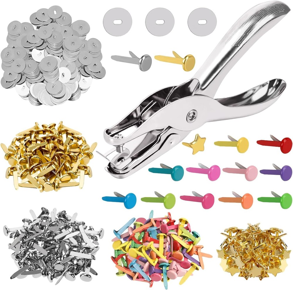 Paper Brads Fasteners Craft Kit