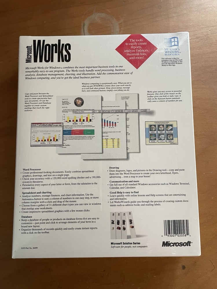 Microsoft Works 2.0 Box Sealed