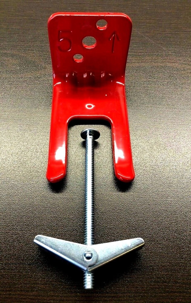 🧯1-FORK STYLE WALL MOUNT 5 lb. SIZE FIRE EXTINGUISHER  BRACKET W/TOGGLE BOLT