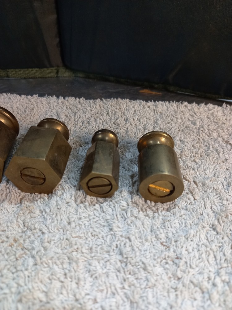 Vintage Brass Weights Post Office