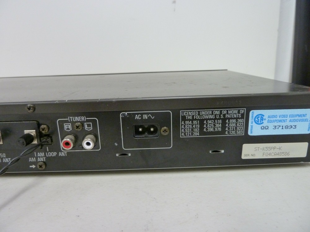 Technics ST-K55 Stereo Synthesizer Tuner