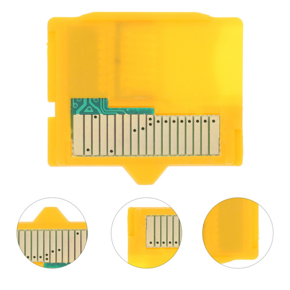 1PC MASD-1 Camera TF to XD Insert Adapter for MicroSD / MicroSDHC (Yellow) US