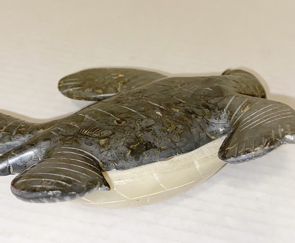 Marble Turtle Figurine