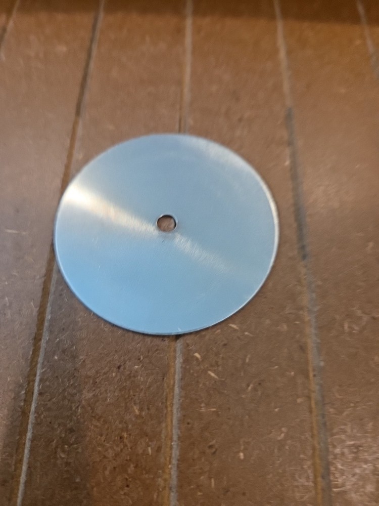 2 1/8" Diameter Backplate In Matte Satin Chrome by Colonial Bronze