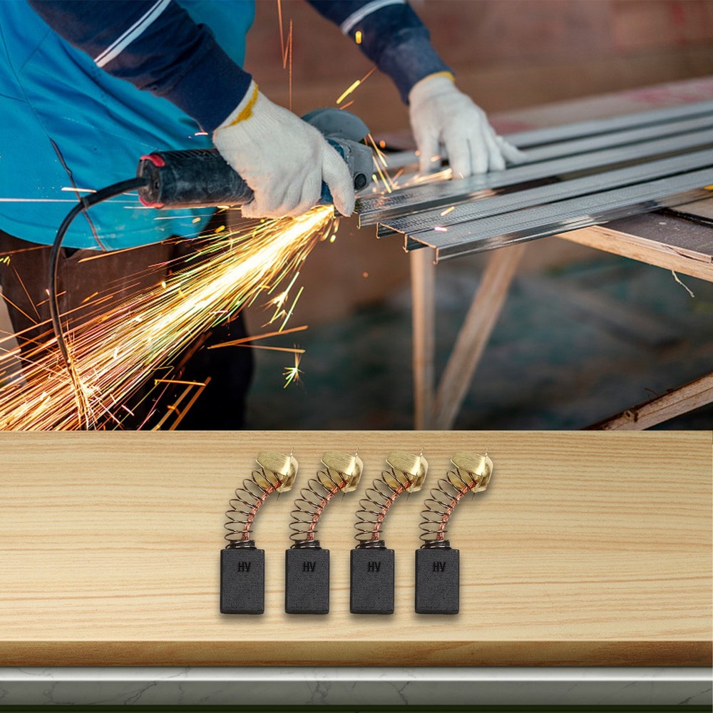 Reliable Performance Carbon Brushes for DWP849 For angle Grinder 4 Pack