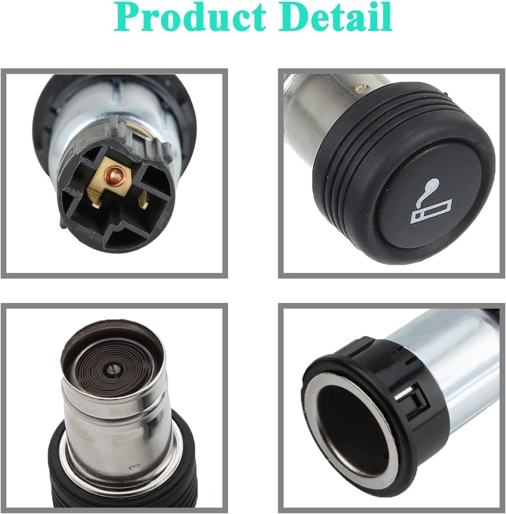 Cigarette Lighter Assembly Socket, OEM#XC3Z-15055-AA Ford E150 E250 E350 F150 F2
