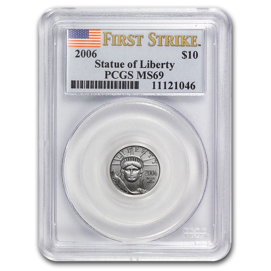 2006 1/10 oz American Platinum Eagle MS-69 PCGS (FirstStrike®)