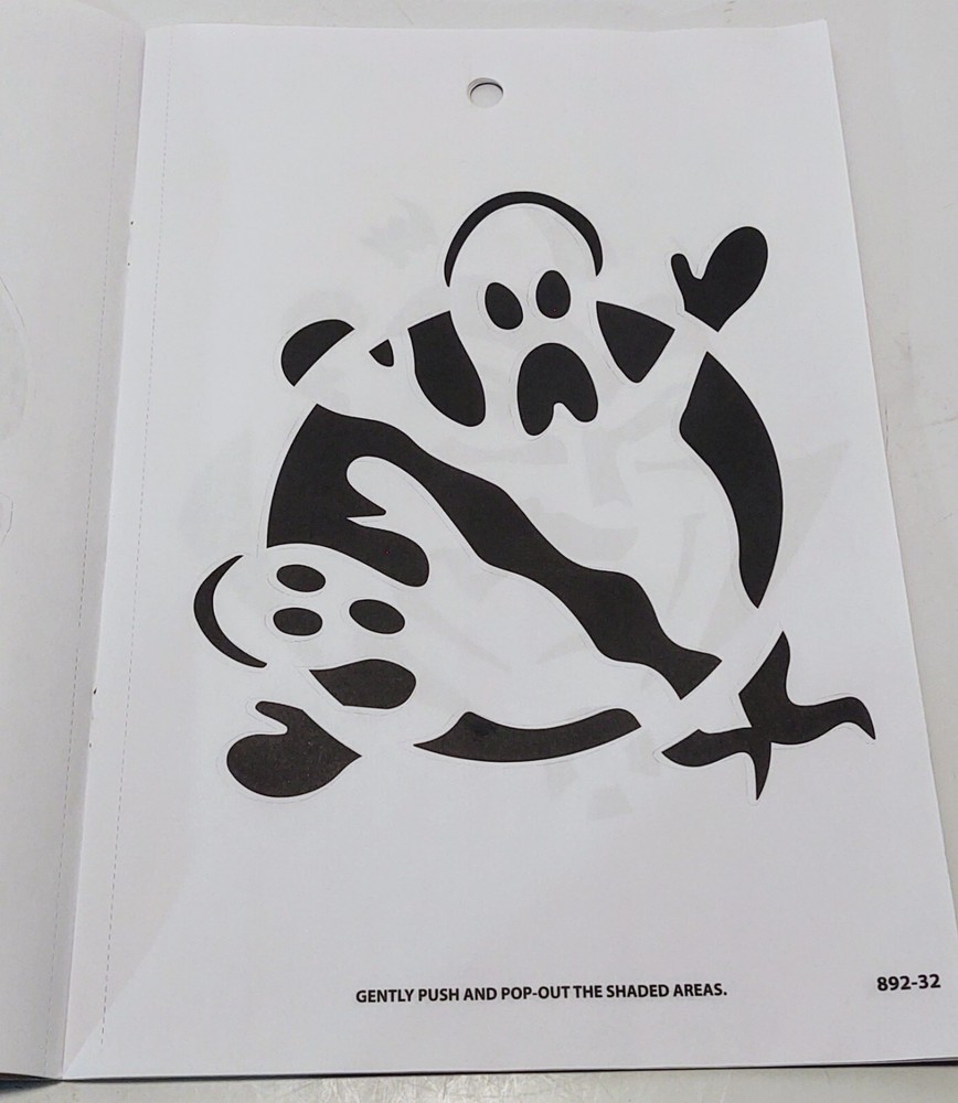Pumpkin Masters Carving Kit Pattern Book & Pumpkin Pro Stencils & LED Light