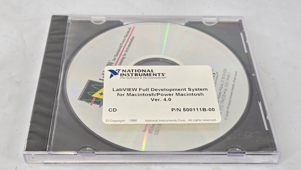 National Instruments P/N 500111B-00 LABVIEW labview