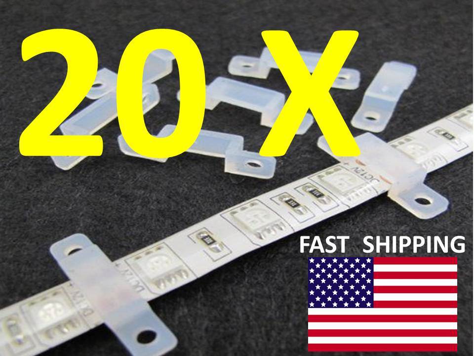 MOUNTING Clip --- LED Hardware --- Part fits RGB or Solid Color L.E.D. SMD 3528