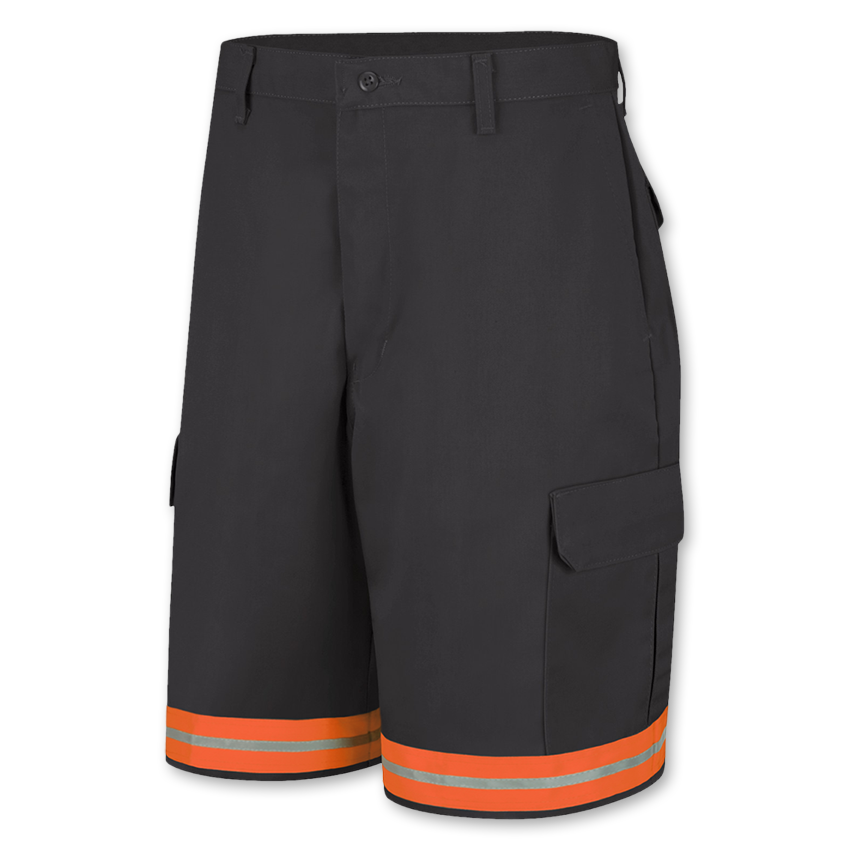 Brand New Red Kap Reflective Cargo Work Shorts Men's Hi Vis Industrial Uniform
